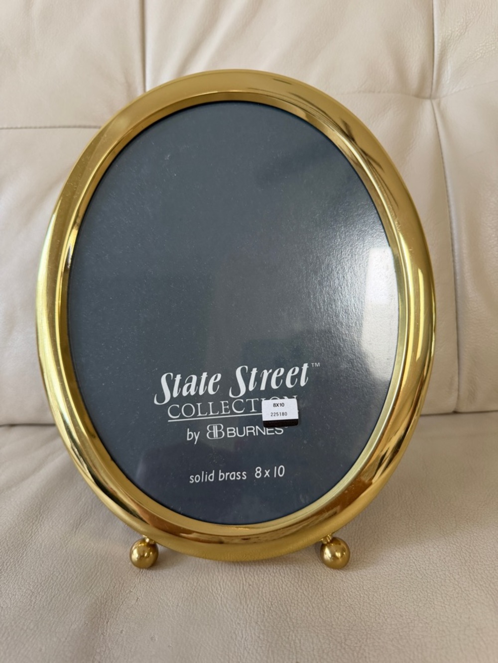 Stanley Gold Oval Brass Photo Frame